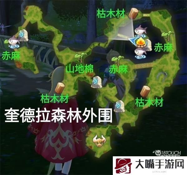 玛娜希斯回响所有地图资源分布一览