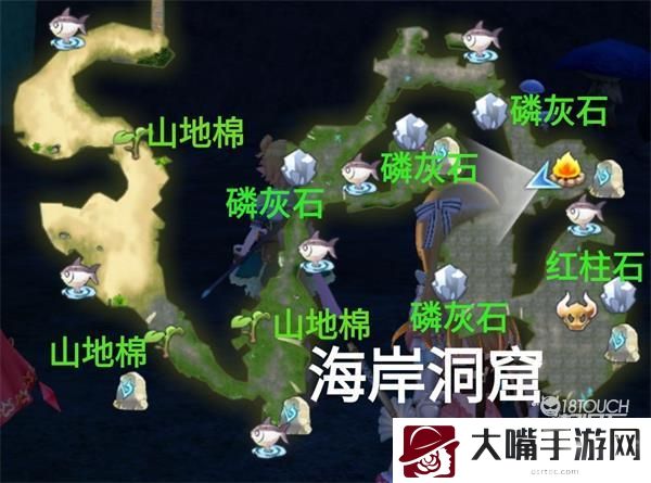玛娜希斯回响所有地图资源分布一览