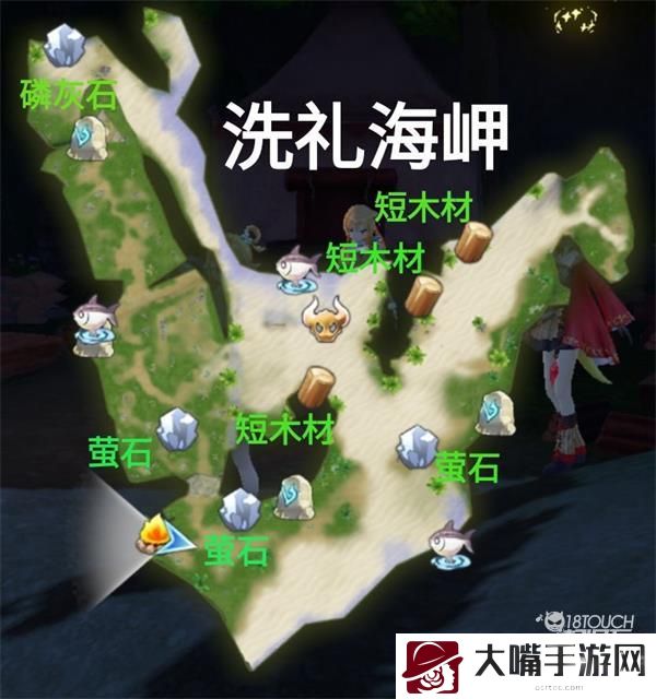 玛娜希斯回响所有地图资源分布一览